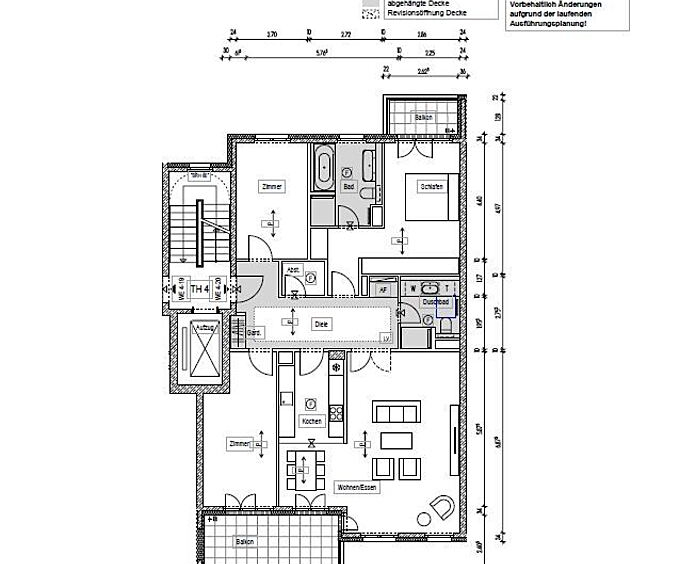 Grundriss WE 4-20