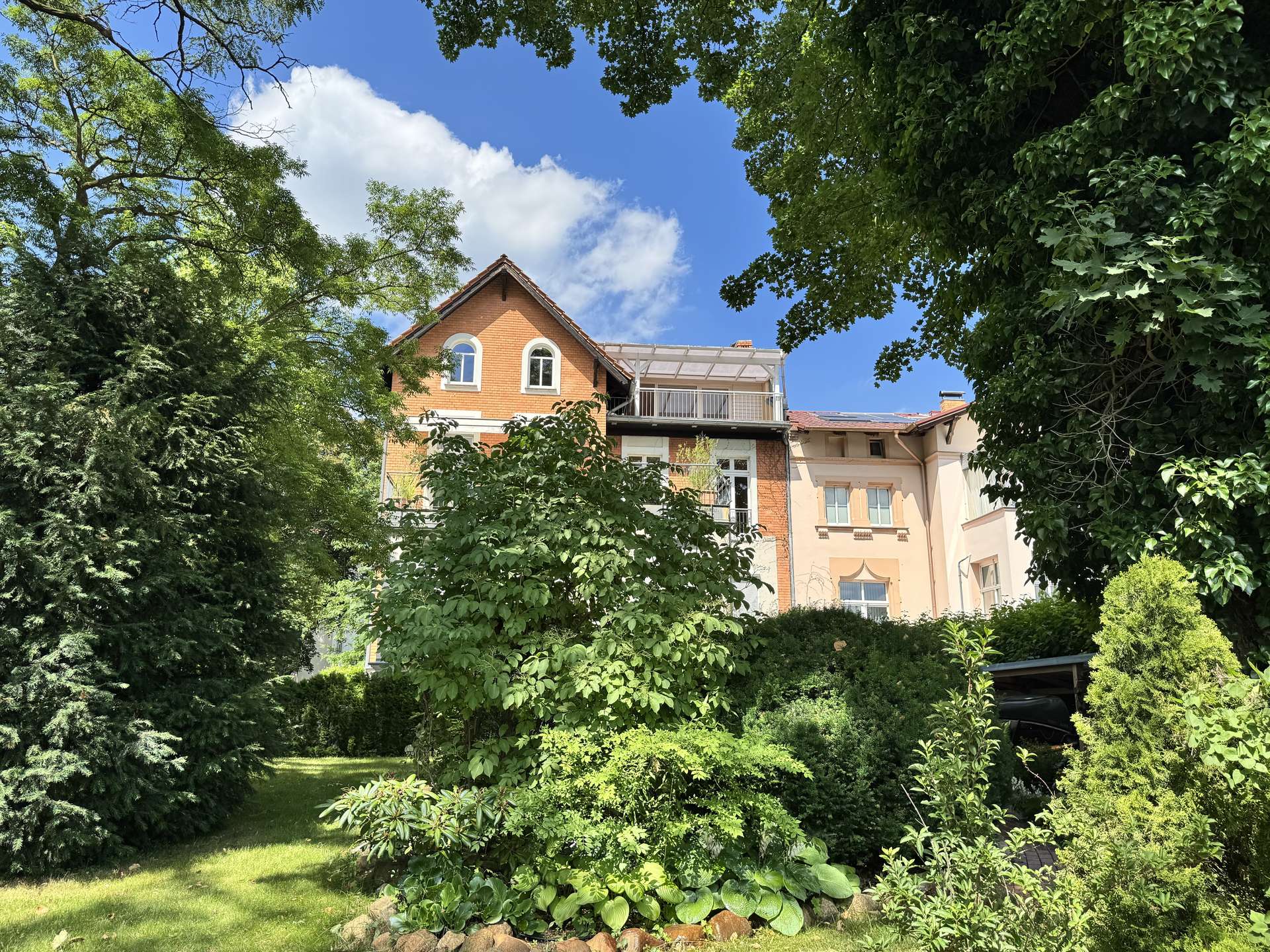 Villa Toni vom Wasser aus