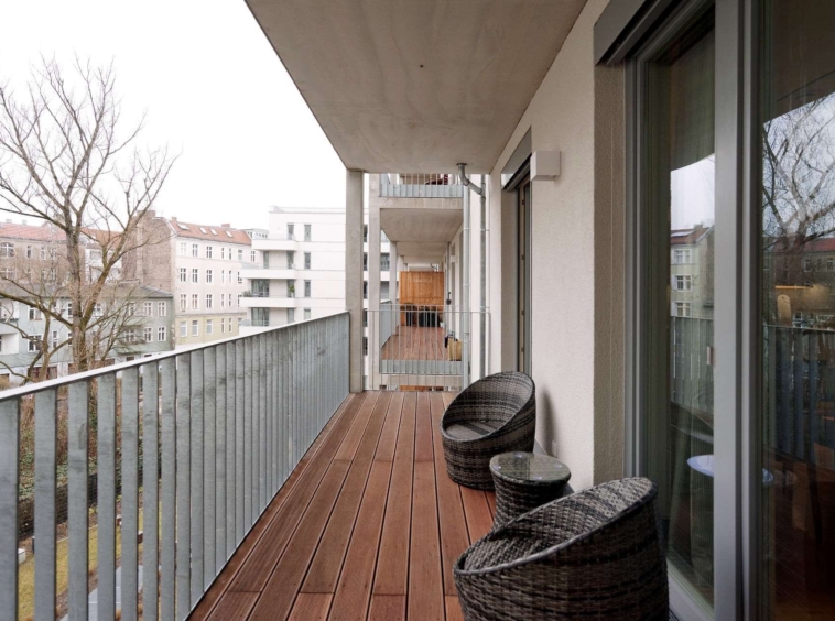 Balkon Innenhof