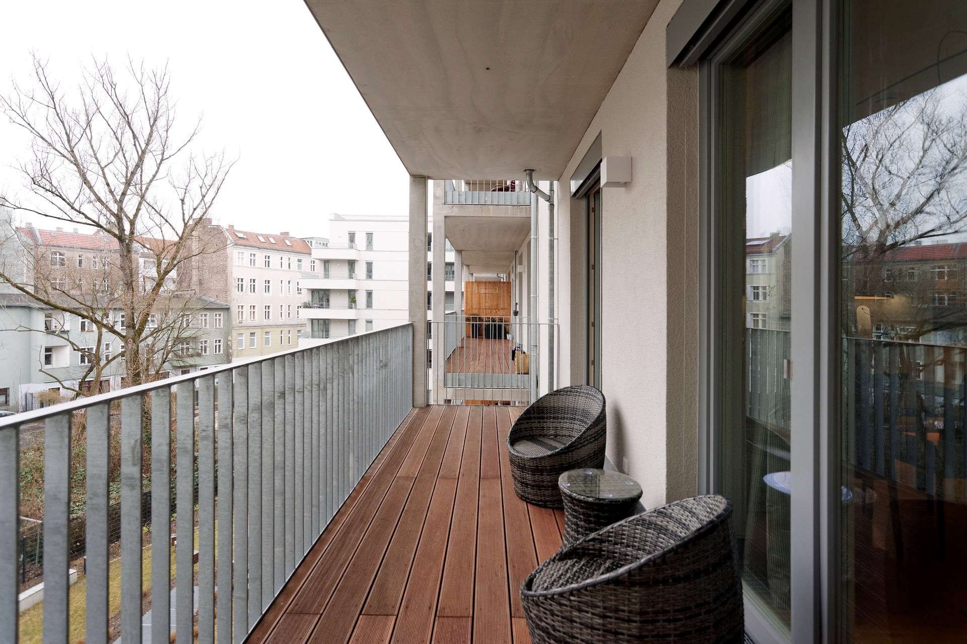 Balkon Innenhof