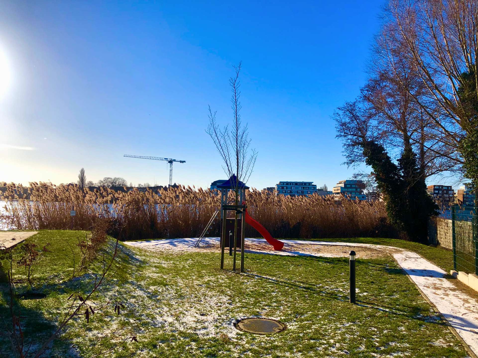 Außenanlagen mit Wasserzugang