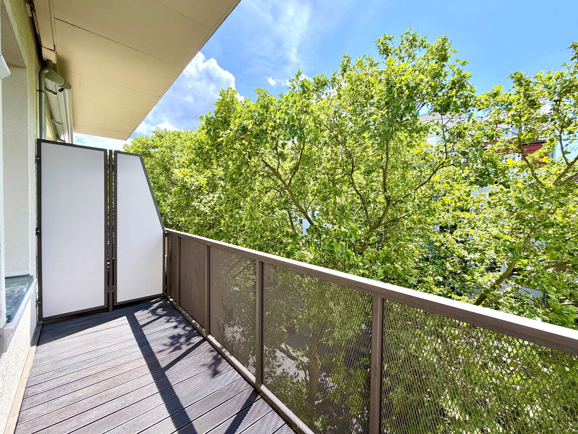 Süd-Balkon Wohnzimmer